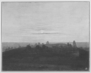 Un dolmen au clair de lune